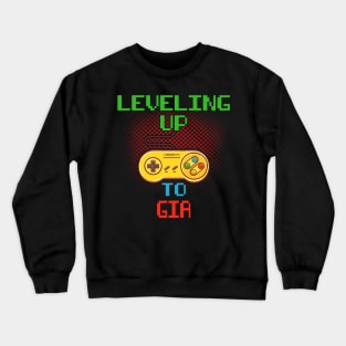 Promoted To GIA T-Shirt Unlocked Gamer Leveling Up Crewneck Sweatshirt